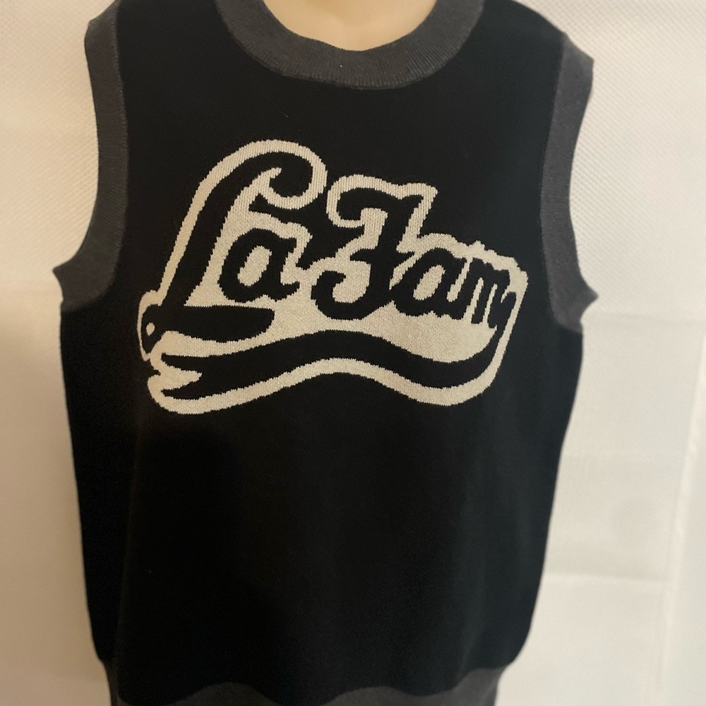 Black and Gray Women's Vest